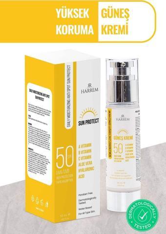 Harrem Nemlendirici Leke Karşıtı Spf 50+ Güneş Kremi 50 ml