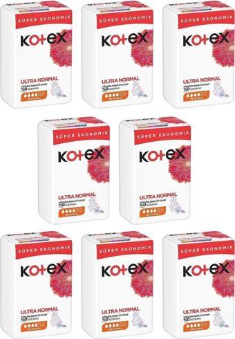 Kotex Ultra Normal Ekonomik Paket 24 lü x 8 Adet