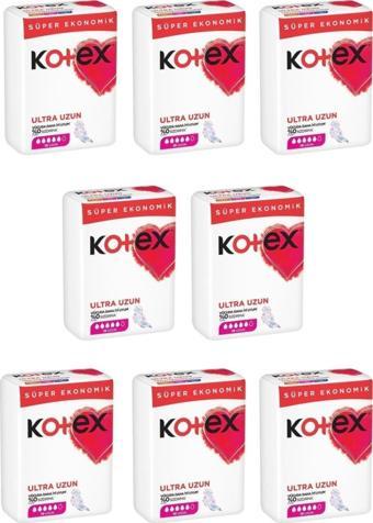 Kotex Ultra Quadro Süper Eko Uzun 18 li x 8 Adet