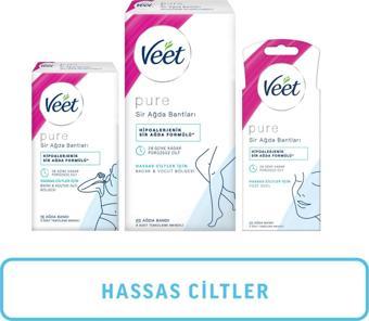 Veet Pure Hipoalerjenik Ağda Bandı Komple Bakım Seti