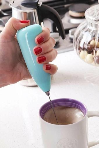 Just Cheap Store Mini Mixer Kahve Süt Köpürtücü Karıştırıcı Cappucino Mikser - Pratik Pilli Köpürtücü 1137 Bh