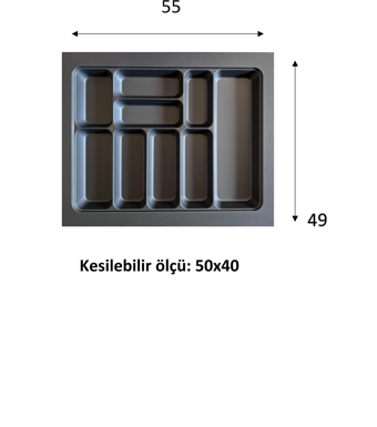 Just Cheap Store 55X49 Eco Lüks Modüler Kaşıklık Royaleks-20354