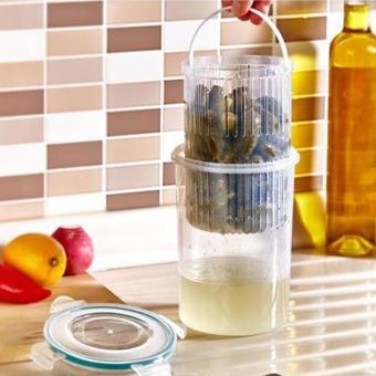 EveFix Zeytin Turşu Sebze Yıkama Kutusu Klipsli Kapaklı Saklama Kabı