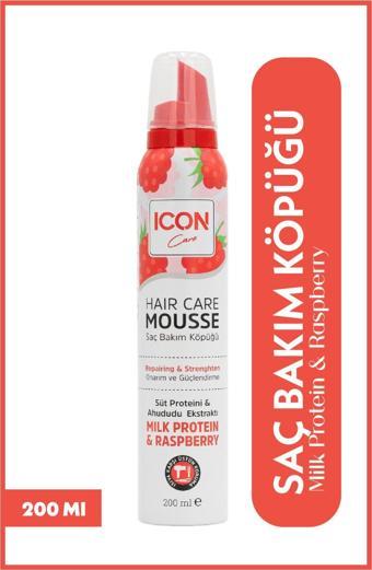 Icon Care Icon Saç Bakım Köpüğü Mılk Proteın & Raspberry
