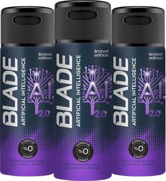 Blade Artificial Intelligence 2.0 Erkek Deodorant 3X150 Ml
