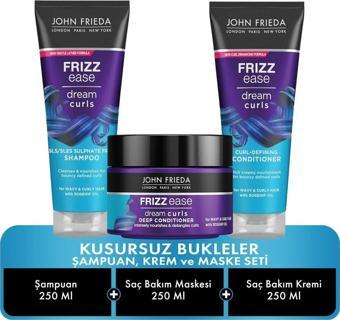 John Frieda Kusursuz Bukleler Şampuan&Krem&Maske Set
