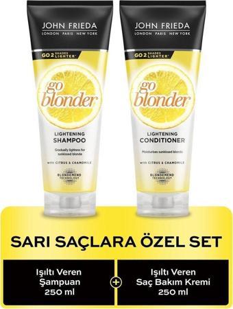 John Frieda Sarı Saçlara Özel Set