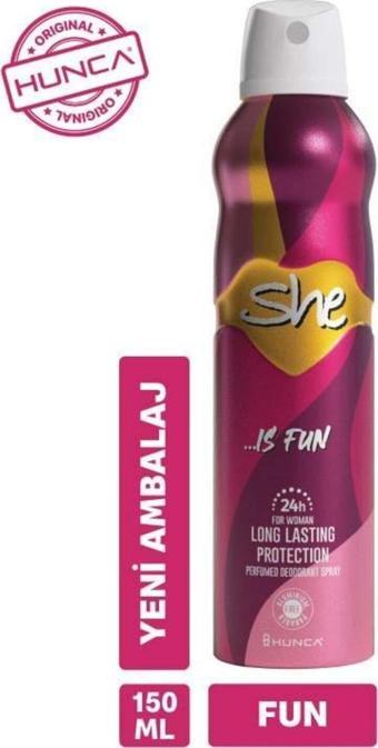 She Fun Kadın Deodorant 150 Ml