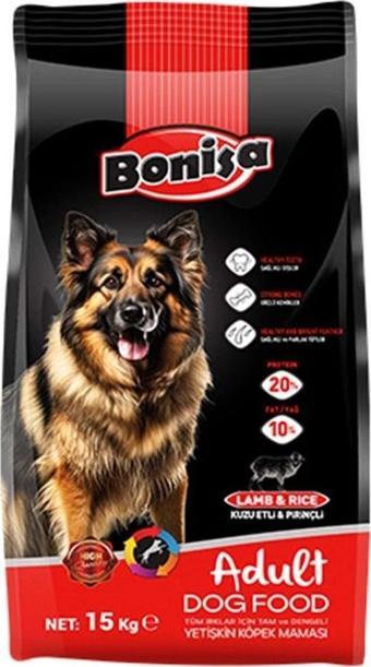 bonisa 15 Kg Köpek Maması Kuzu & Pirinç Yetişkin 15 Kg