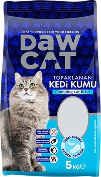 Daw Cat 5 Lt Bentonit Kedi Kumu Naturel