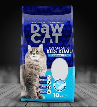 Daw Cat Natural Kokusuz Topaklaşan Kedi Kumu 10 lt