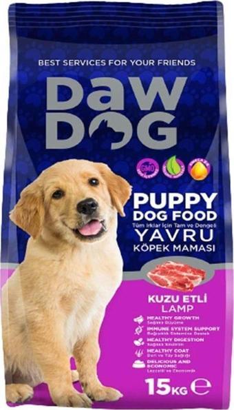 Daw Dog 15 Kg Yavru Köpek Maması Kuzu Etli Pirinçli