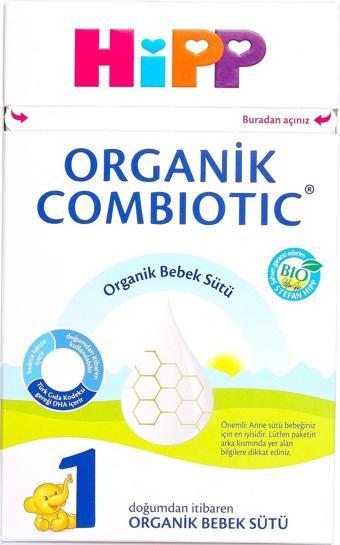 Hipp 1 Organik Bebek Sütü Combiotic 600 gr