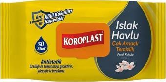 Koroplast Çok amaçlı Ferah Kokulu Islak Havlu 100 lü x 3 Adet