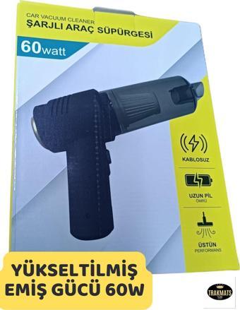 Tarkmats Seat Ea 2014 Uyumlu Üniversal Güçlü Çekim 60W Kablosuz Şarjlı Oto Süpürge