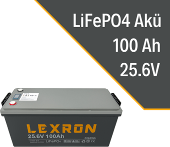 Lexron 100ah 25,6v Lityum Akü LXR24100L