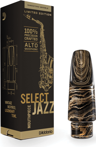 D\'addario Woodwinds Select Jazz D8M Marble Alto Saksafon Beki