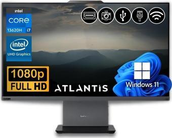 Lenovo ThinkCentre Neo 50A 24 Gen 5 i7-13620H 64GB  2TB M.2 SSD 12SC000KTR ATL35 23.8" W11Pro All In One Bilgisayar