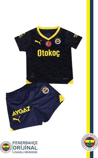 Fenerbahçe Orijinal Lisanslı 23-24 Lacivert Çocuk Forma Set