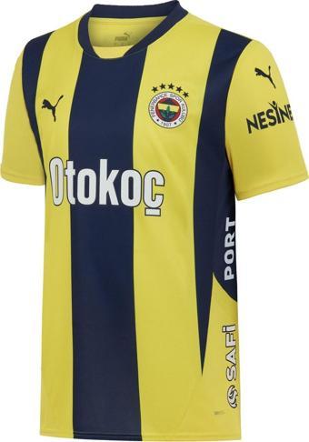 Fenerbahçe Orijinal Lisanslı Unisex 2024-2025 Yeni Sezon Sarı Lacivert Çubuklu Forma