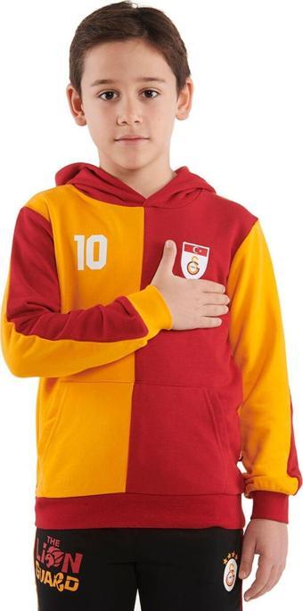 Galatasaray Orijinal Metin Oktay Kapüşonlu Çocuk Sweat 