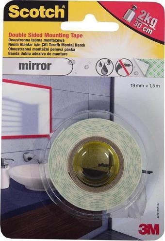 Scotch 4003 Ayna Montaj Bandı 19mm x 1,5m 4496W-1915P