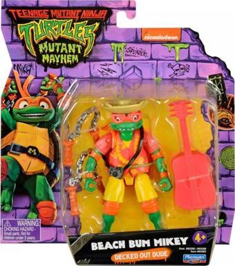 Ninja Turtles Mutant Mayhem Aksiyon Figür Beach Bum Mikey W4-83269