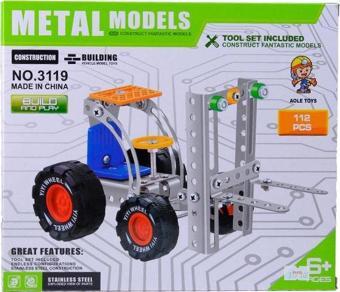 Metal Modeller İnşa Et ve Oyna Seti Vidalı Kepçe 3111