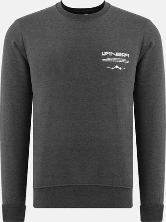Bisiklet Yaka Regular Fit Next Unisex Sweatshirt Antrasit