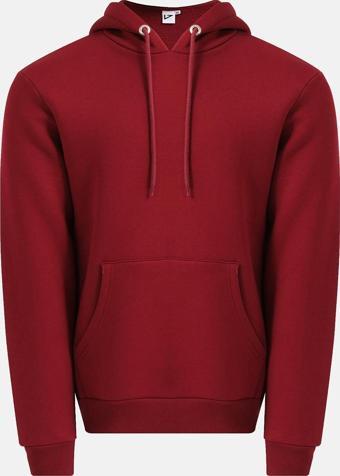 Kapüşonlu Regular Fit Next Unisex Sweatshirt Bordo