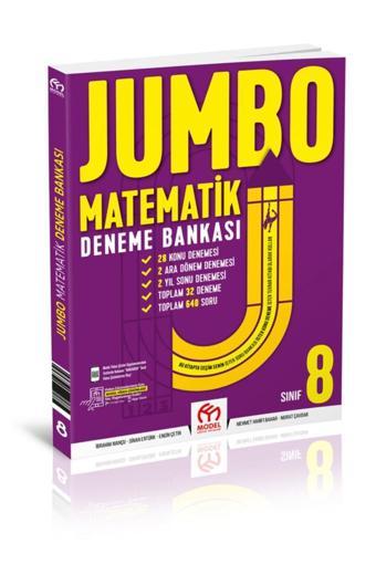 8.Sınıf Jumbo Matematik Deneme Bankası - Model Eğitim Yayınları