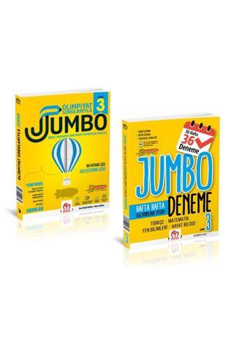 3. Sınıf Olimpiyat Sorularıyla Jumbo + Jumbo Tüm Dersler Deneme (2 kitap) - Model Yayınları