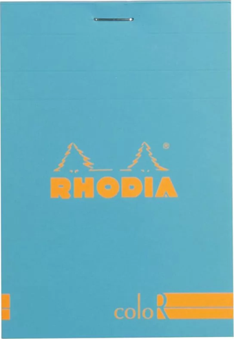 Rhodia Basic Çizgili Bloknot Turquoise Kapak 90G 70 Yaprak A4