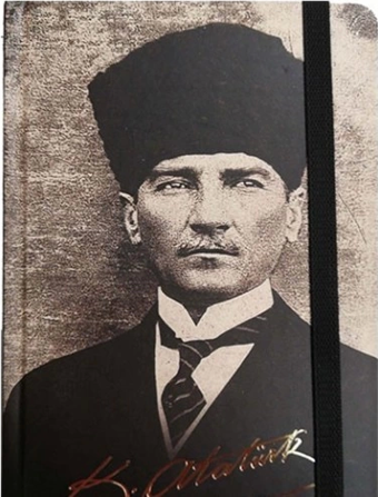 Gıpta Atatürk Spiralli Sert Kapak Defter 13X21 Çizgili 120 Yaprak (3323)