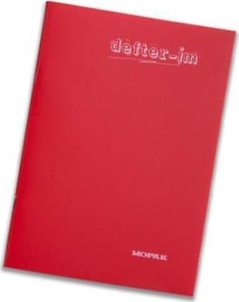 Mopak İm Seri Dikişli Plastik Kapak Defter A5 Kareli 80 Yaprak