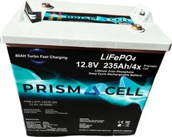 Prismacell LIFEPO4 Akü 235ah 12.8 Volt Turbo FAST CHARGING Karavan, Marin, Solar Yaşam Aküsü