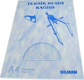 Dilman Teknik Resim Kağıdı A4 Dik