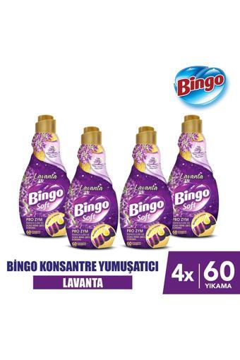  Soft Konsantre Çamaşır Yumuşatıcısı Lavanta 1440 ml X 4 Adet