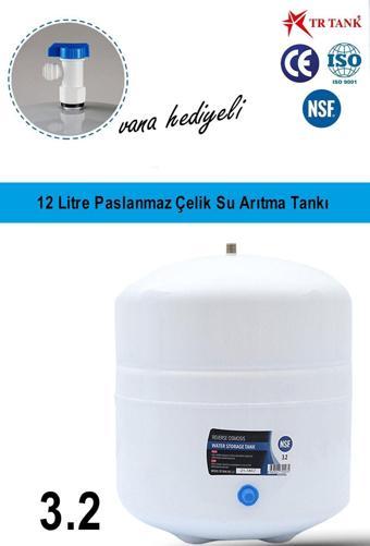 Yaman Group Su Arıtma Cihazı Metal Genleşme Su Tankı 12 Lt Tnk 3.2 Vana Hediyeli