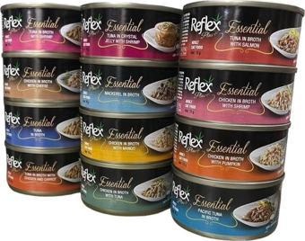 Plus Essential Yetişkin Kedi Konserve Mama Konserve Yaş Kedi Maması Karışık Paket 12x70gr