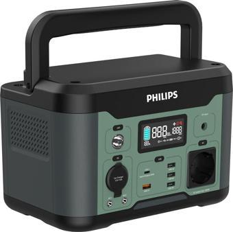 Philips DLP8093CB Siyah AC DC Çıkışlı Taşınabilir Güç Kaynağı 600W