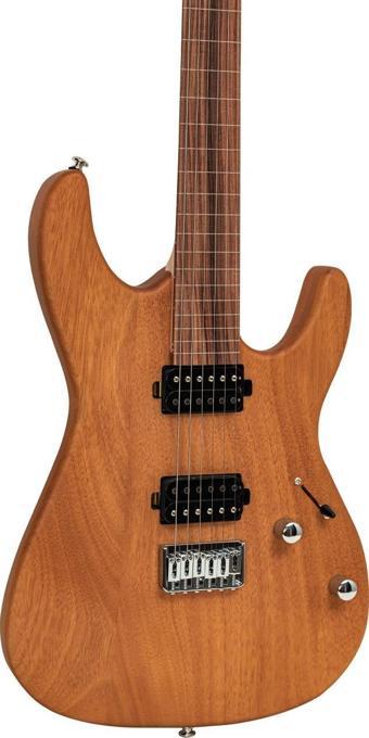 Valler FTS2700 Mat Koyu Kahve Okoume Ağacı HH Perdesiz Elektro Gitar