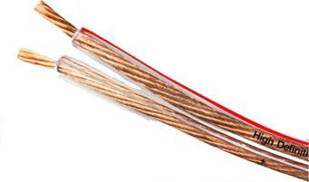 WİNKEL 5Metre 2x1,50mm Hoparlör Ses Sistemi Kablosu Şeffaf