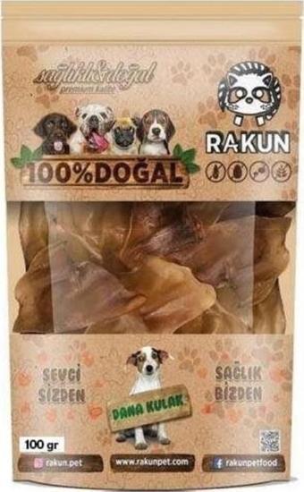 Rakun Dana Kulak Etli Yetişkin Köpek Ödülü 100 gr
