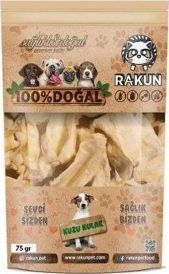 Rakun Kuzu Kulak Köpek Ödülü 75 gr
