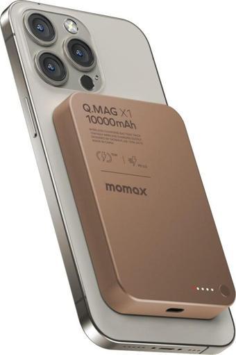 Momax Q Mag X1 10000 mAh MagSafe Powerbank Desert Titanium