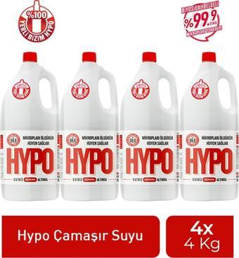 Hypo Çamaşır Suyu 4 kg x 4 Adet