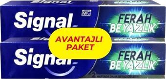 Signal Beyazlatıcı Sistem Diş Macunu  2 x 50 ml