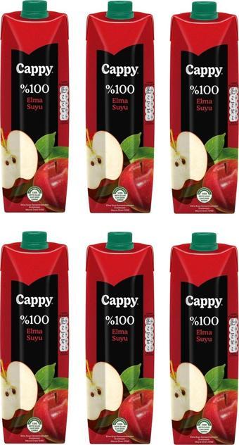 Cappy %100 Elma Suyu 1 Lt X 6 Adet