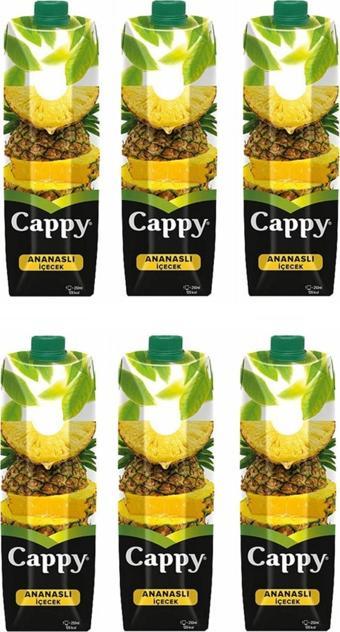 Cappy Ananslı İçecek 1 Lt X 6 Adet